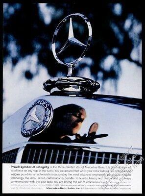 Vintage Mercedes-Benz Logo - MERCEDES BENZ HOOD ornament and plastic badges - £11.00 | PicClick UK
