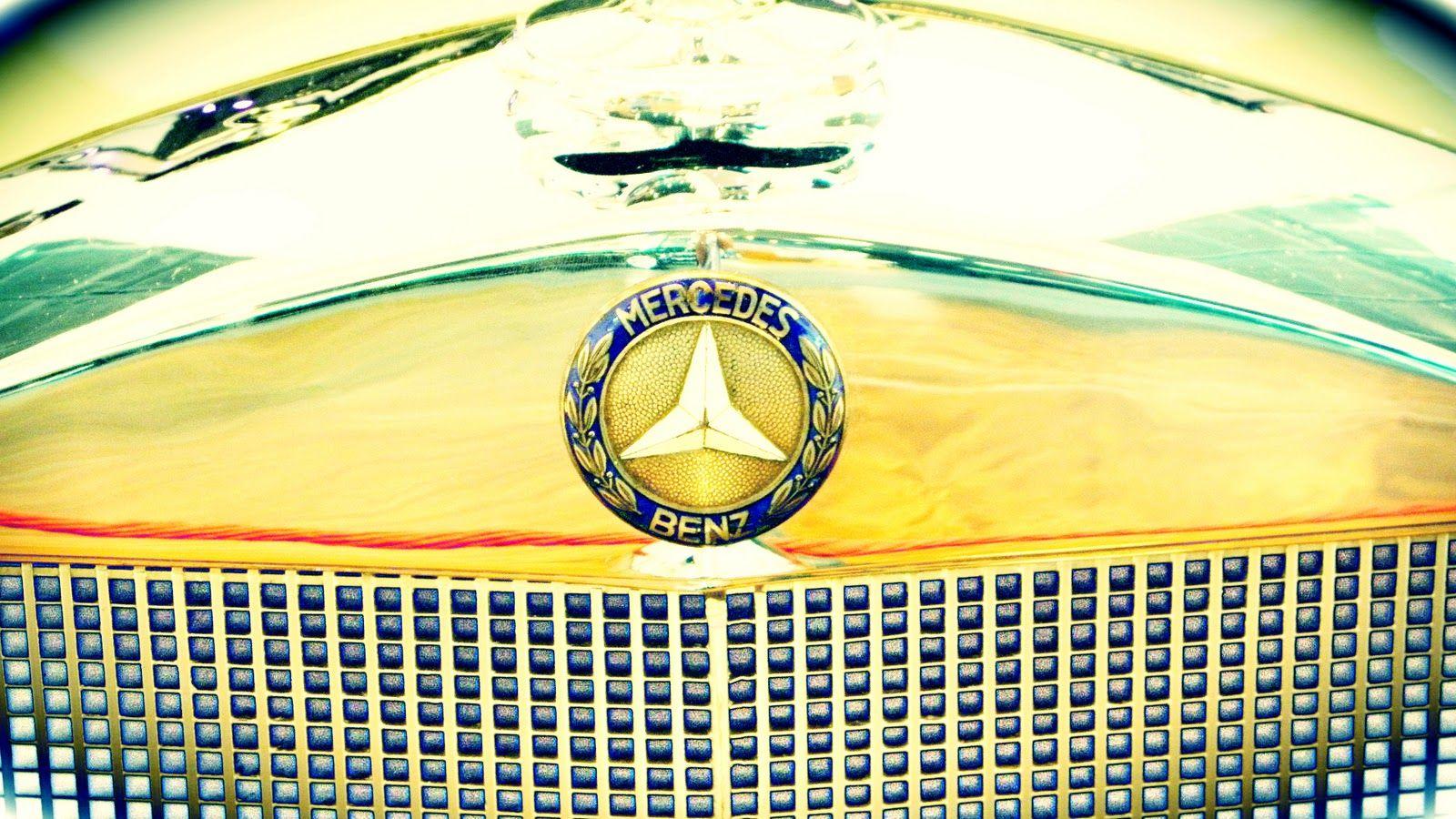 Vintage Mercedes-Benz Logo - Mercedes Benz Logo Wallpaper: Mercedes Logo Wallpaper