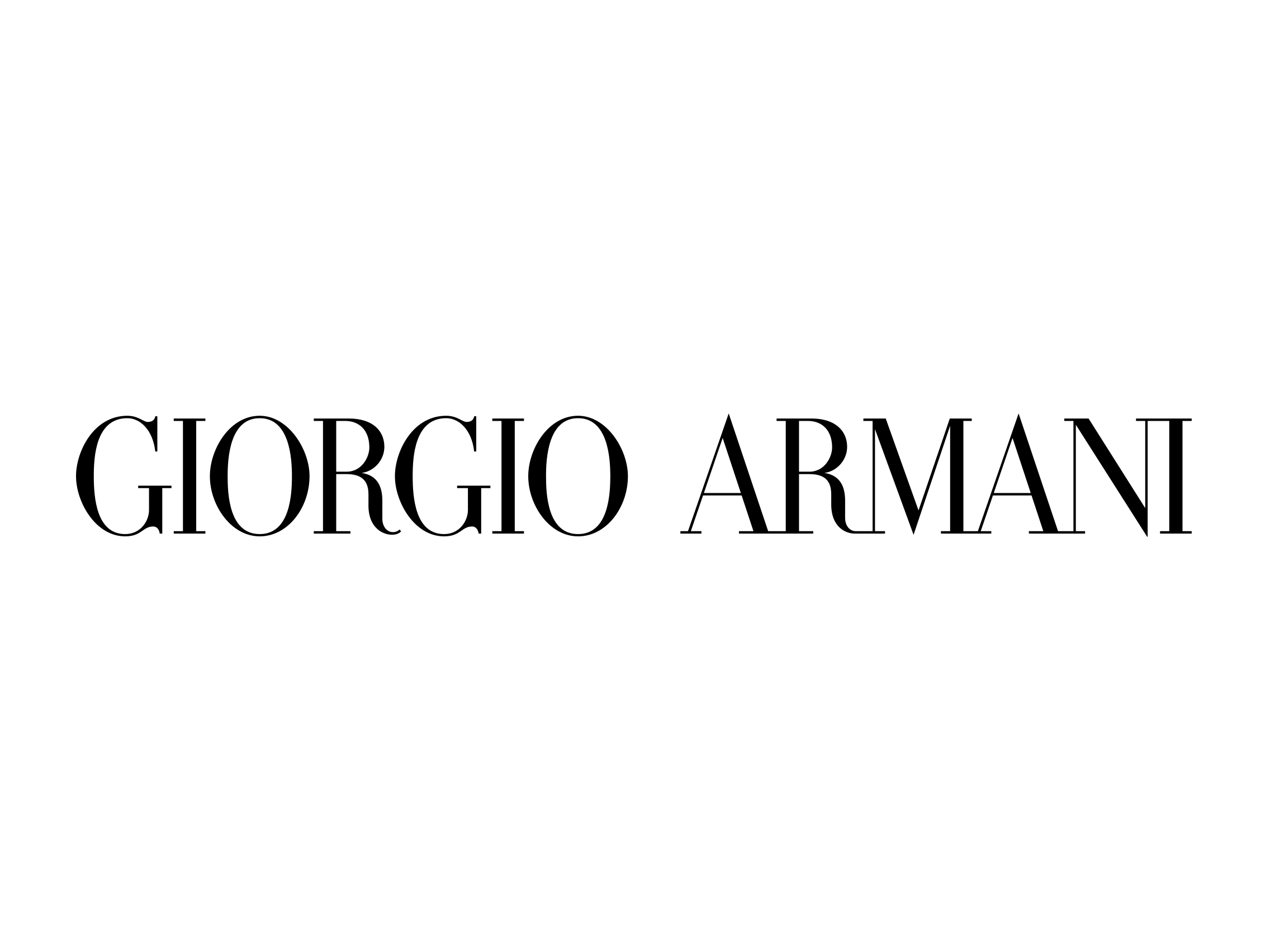 Giorgio Armani Logo - Giorgio Armani logo wordmark - Logok