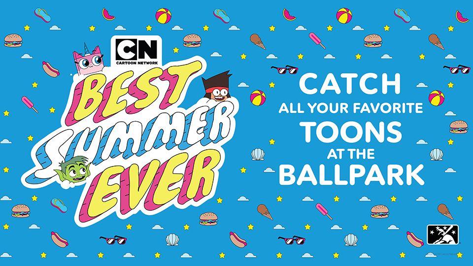 Blue Cartoon Network Logo - Minor League Baseball joins Cartoon Network's 'Best Summer Ever ...