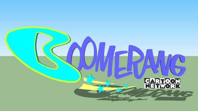 Blue Cartoon Network Logo - Boomerang From Cartoon Network Logo | 3D Warehouse