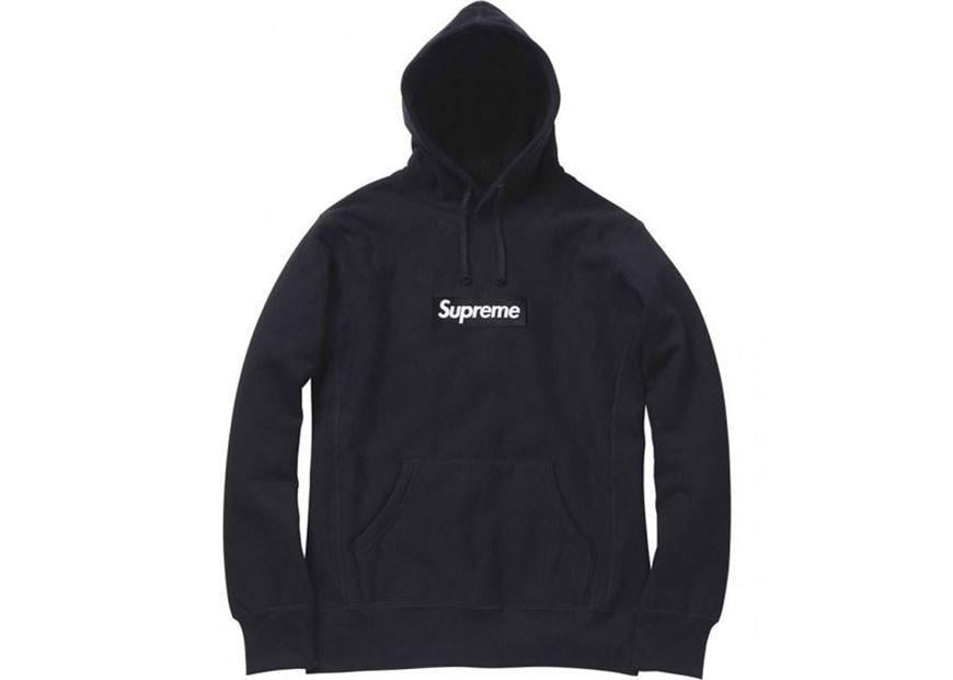 Real Black Supreme Box Logo - SLUM LTD | Supreme Box Logo Hooded Sweatshirt Black(USED)
