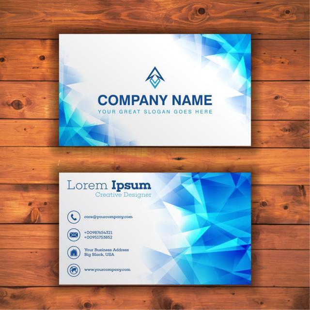 Light Blue Company Logo - Light blue business card Template for Free Download on Pngtree