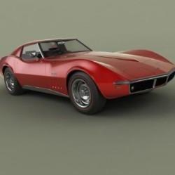 1969 Corvette Logo - ▷ c3 corvette logo 3d models・shapeways