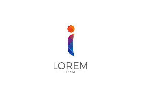 Letter I Logo - I Letter Logo Icon Mosaic template ~ Logo Templates ~ Creative Market