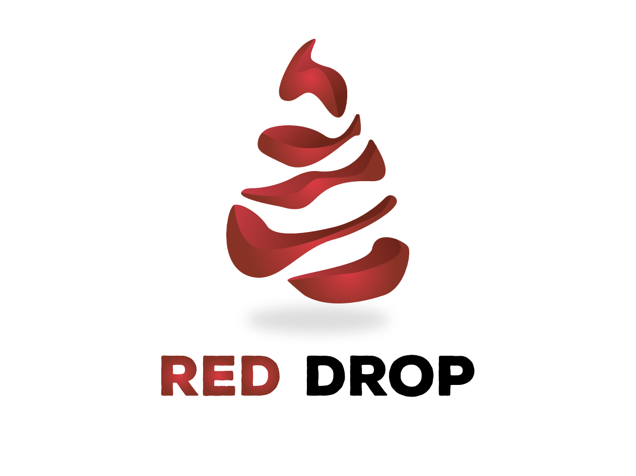 Red Drop Logo - Red drop logo by Christina | Dribbble | Dribbble
