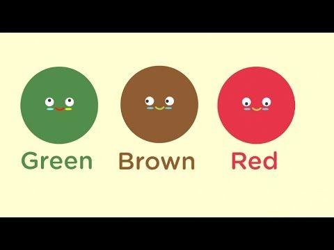 Red Yellow Brown Green Logo - Kids song - Colors | Red, Brown, Green | Colors Flash cards - YouTube