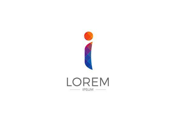 Letter I Logo - I Letter Logo Icon Mosaic template ~ Logo Templates ~ Creative Market