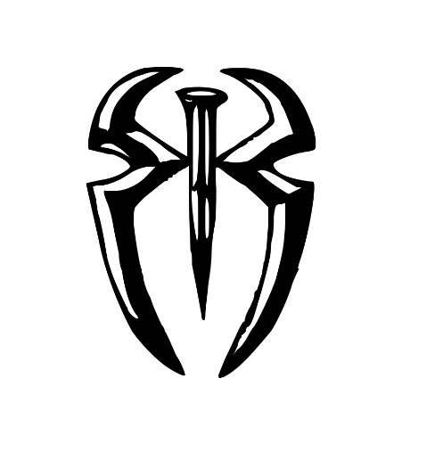 WWE Roman Reigns Logo - Roman Reigns Symbol WWE Wrestling Wrestler Decal Sticker | Wwe ...