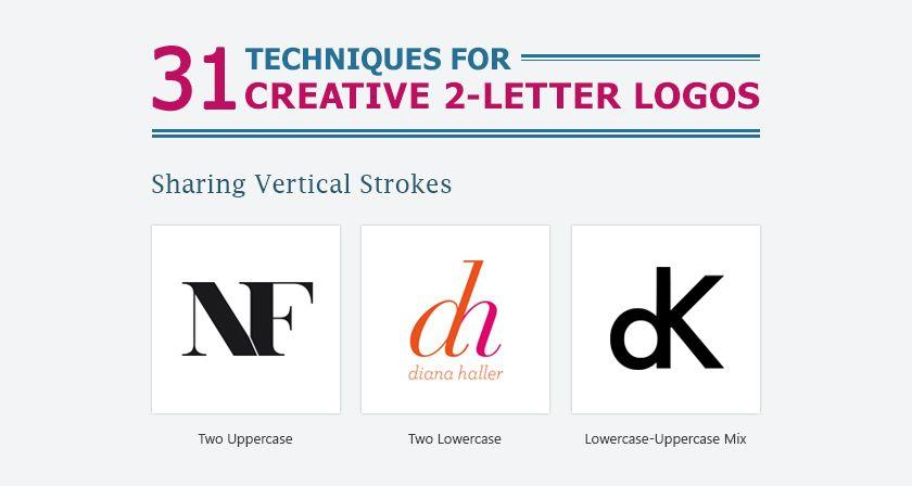 2- Letter Logo - 31 Useful Design Techniques For Creative Two-Letter Logos