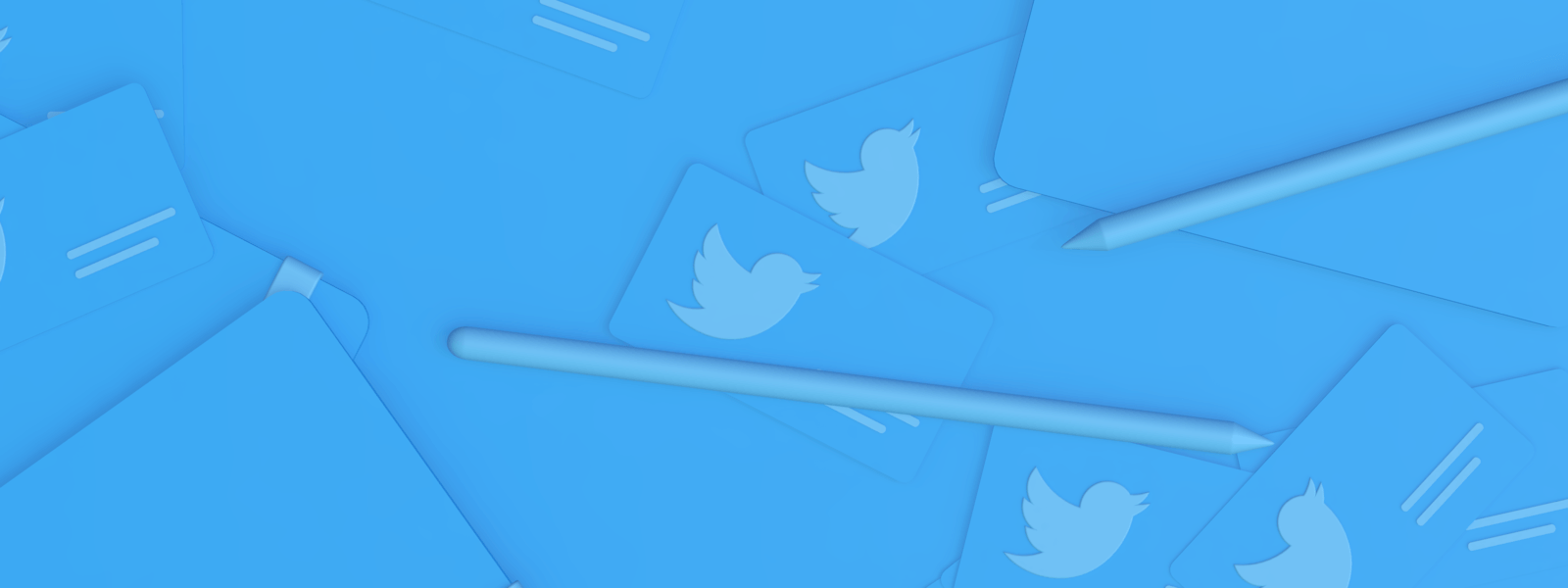 Blue White Brand Name Logo - Twitter Brand Resources
