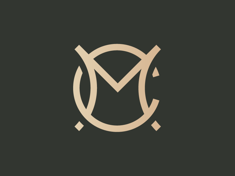 MC Logo - MC | Type - Monograms | Logo design, Logos, Branding