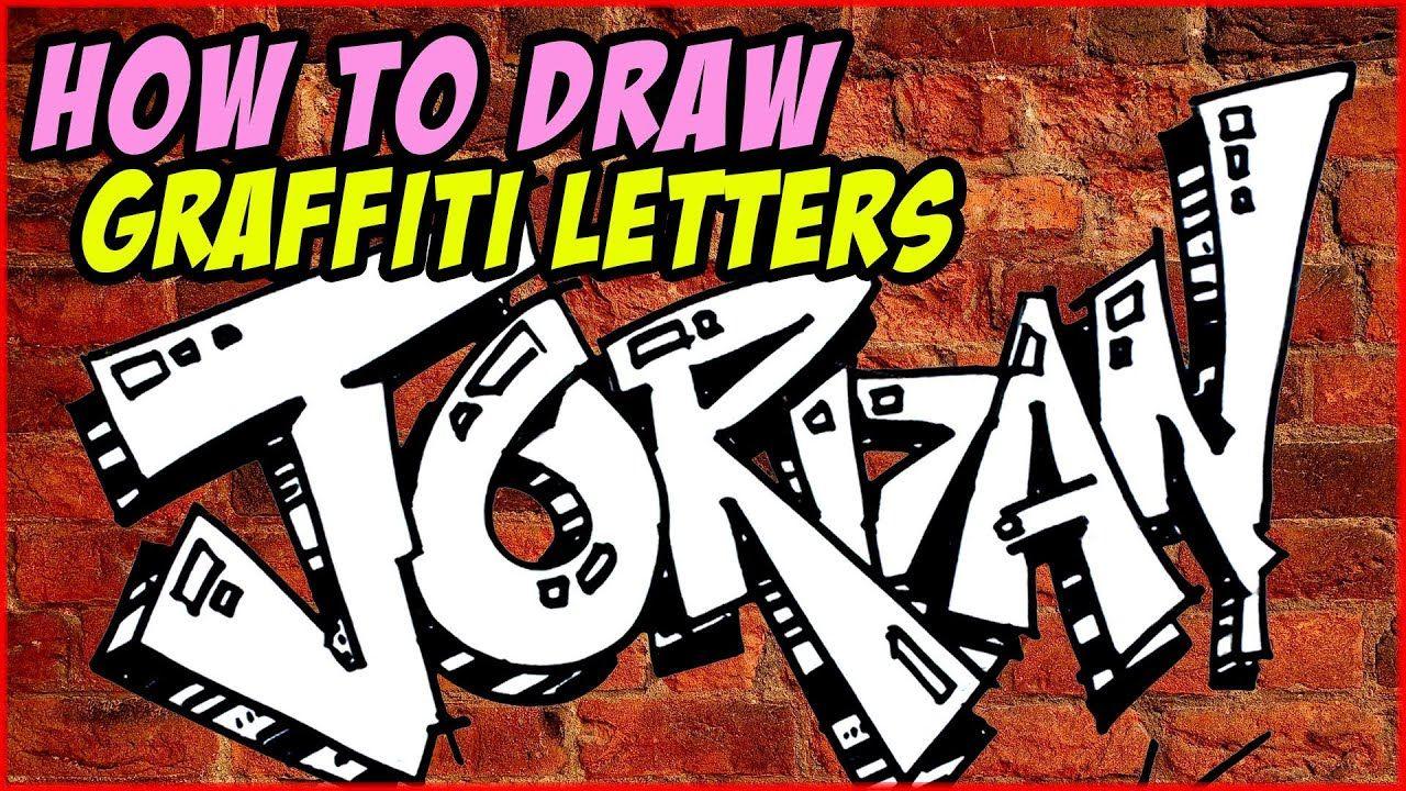 Graffiti Jordan Logo - How to Draw Graffiti Letters Jordan | MAT - YouTube