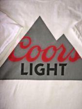 Silver Bullet Coors Light Mountain Logo - COORS Light Beer Mountain Logo Graphic T-shirt Medium | eBay
