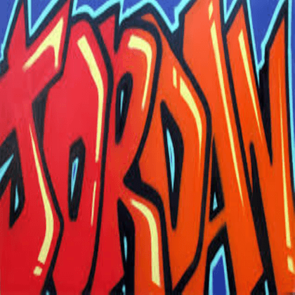 Graffiti Jordan Logo - Graffiti Jordan - Roblox