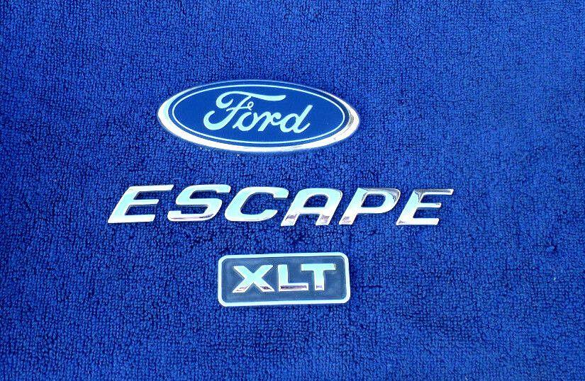 Escape Letter Logo - FORD ESCAPE LETTERS XLT & LOGO REAR HATCH EMBLEM OEM (8 pieces) | eBay