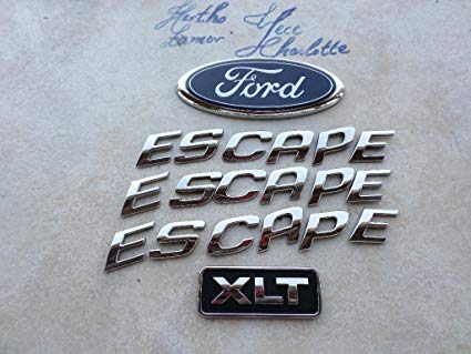 Escape Letter Logo - Amazon.com: 00-05 Ford Escape Xlt 5L84-7843156-GA Letter Side Fender ...