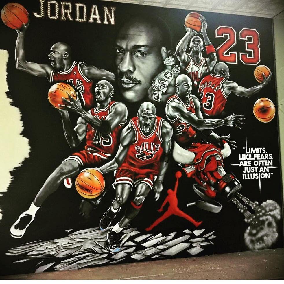 Graffiti Jordan Logo - Jordan mural from graffiti artist jay mack