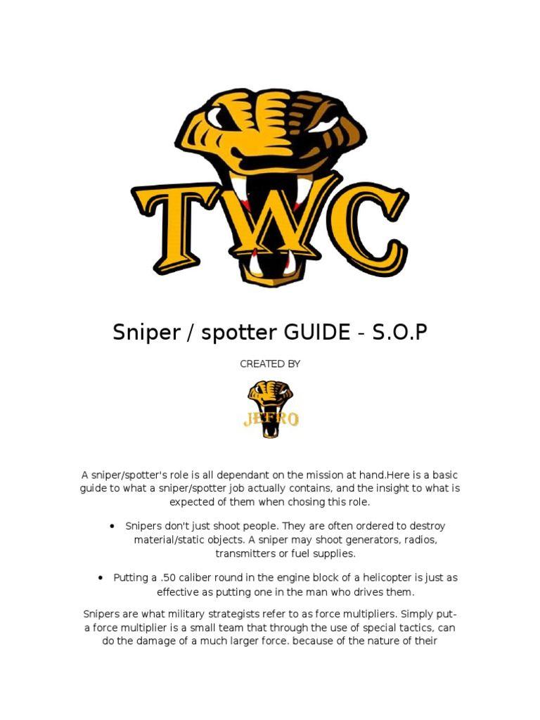 Insight Sniping Logo - SNIPER S.O.P