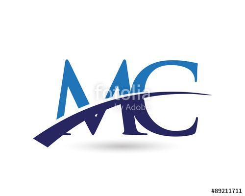 MC Logo - MC Logo Letter Swoosh