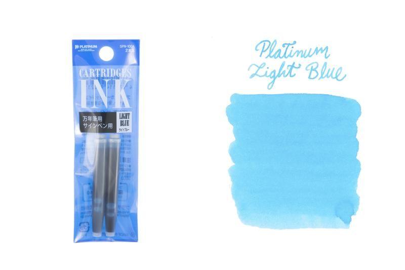 Light Blue Company Logo - Platinum Light Blue - Ink Cartridges – The Goulet Pen Company