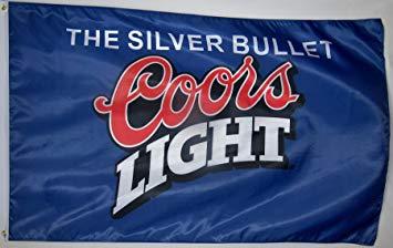 Silver Bullet Coors Light Mountain Logo - Amazon.com : Coors Light Blue Beer Flag 3' X 5' Indoor Outdoor ...