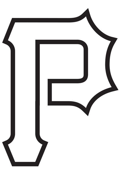 Black and White Pittsburgh Logo - Pittsburgh Pirates Logo Pumpkin Stencil | Chris Creamer's ...