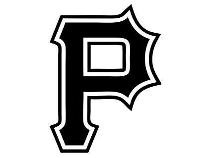Black and White Pittsburgh Logo - Amazon.com: Pittsburgh Pirates Vinyl Decal 