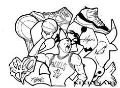 Graffiti Jordan Logo - Best. Graffiti. image. Digital Illustration, Character Design