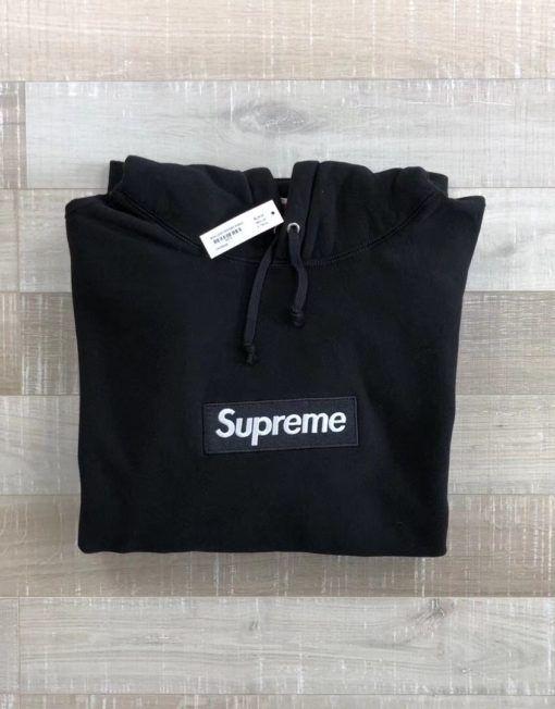 All-Black Supreme Box Logo - Supreme Box Logo Hoodie Black Free shipping – UrbanTees
