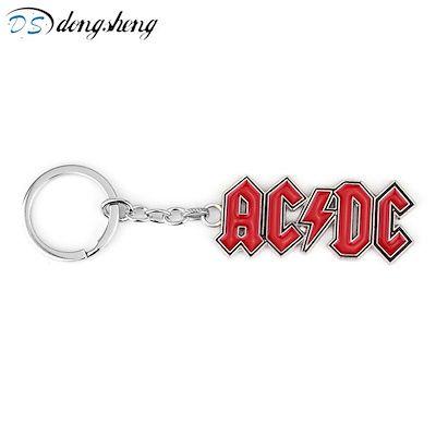 Fashion Red Logo - Qoo10 - Rock Music Band AC/DC ACDC Red Logo Key Chians Fashion Metal ...