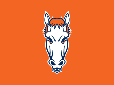 NFL Broncos Logo - Denver Broncos logo by Chris Hall | Dribbble | Dribbble