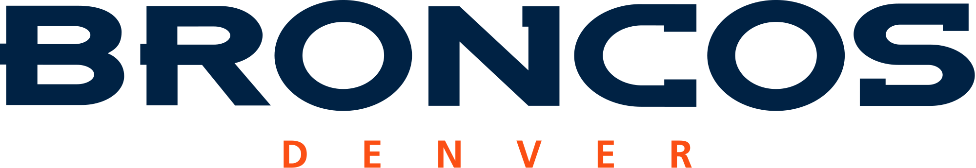 NFL Broncos Logo - Denver Broncos wordmark.svg