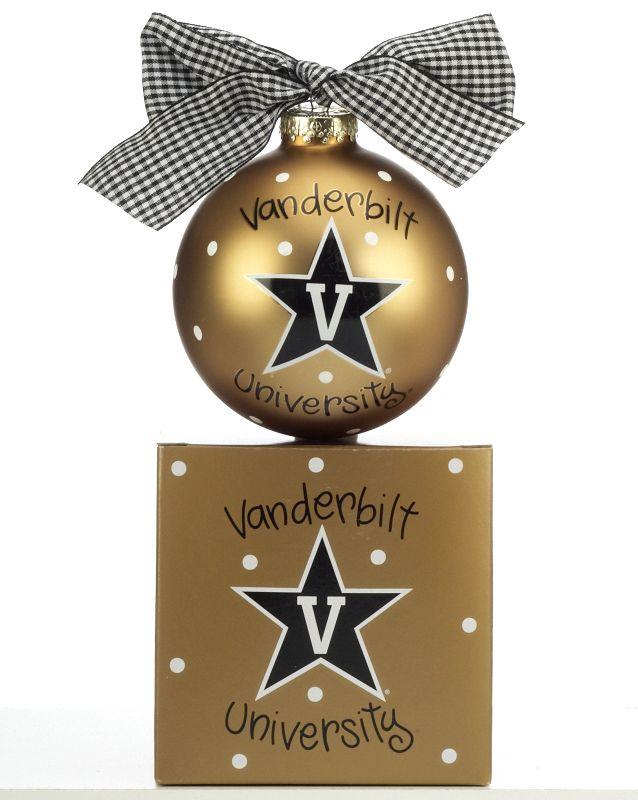 Vanderbilt University Logo - Vanderbilt University Logo - Personalized Ornament