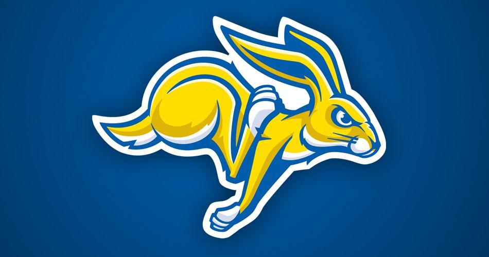 Rabbit Sports Logo - SDSU Jackrabbits - Mongoose Sports | Custom Logo Design and Sports ...