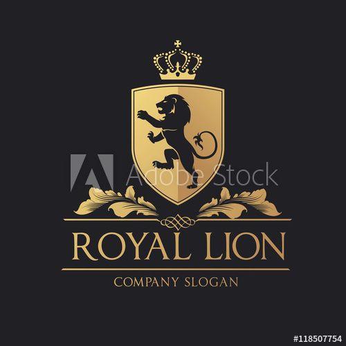 Royal Lion Logo - Royal Lion logo. lion logo. hotel logo. vector logo template