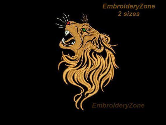 Royal Lion Logo - Royal lion machine embroidery designs animal wild cat Logo