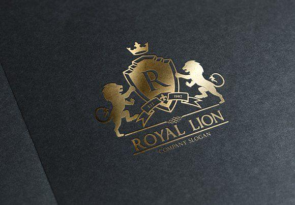 Royal Lion Logo - Royal Lion Logo Templates Creative Market
