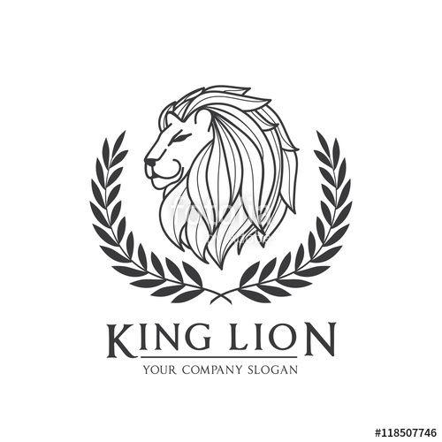 Royal Lion Logo - Royal Lion logo. lion logo. hotel logo. vector logo template. Stock