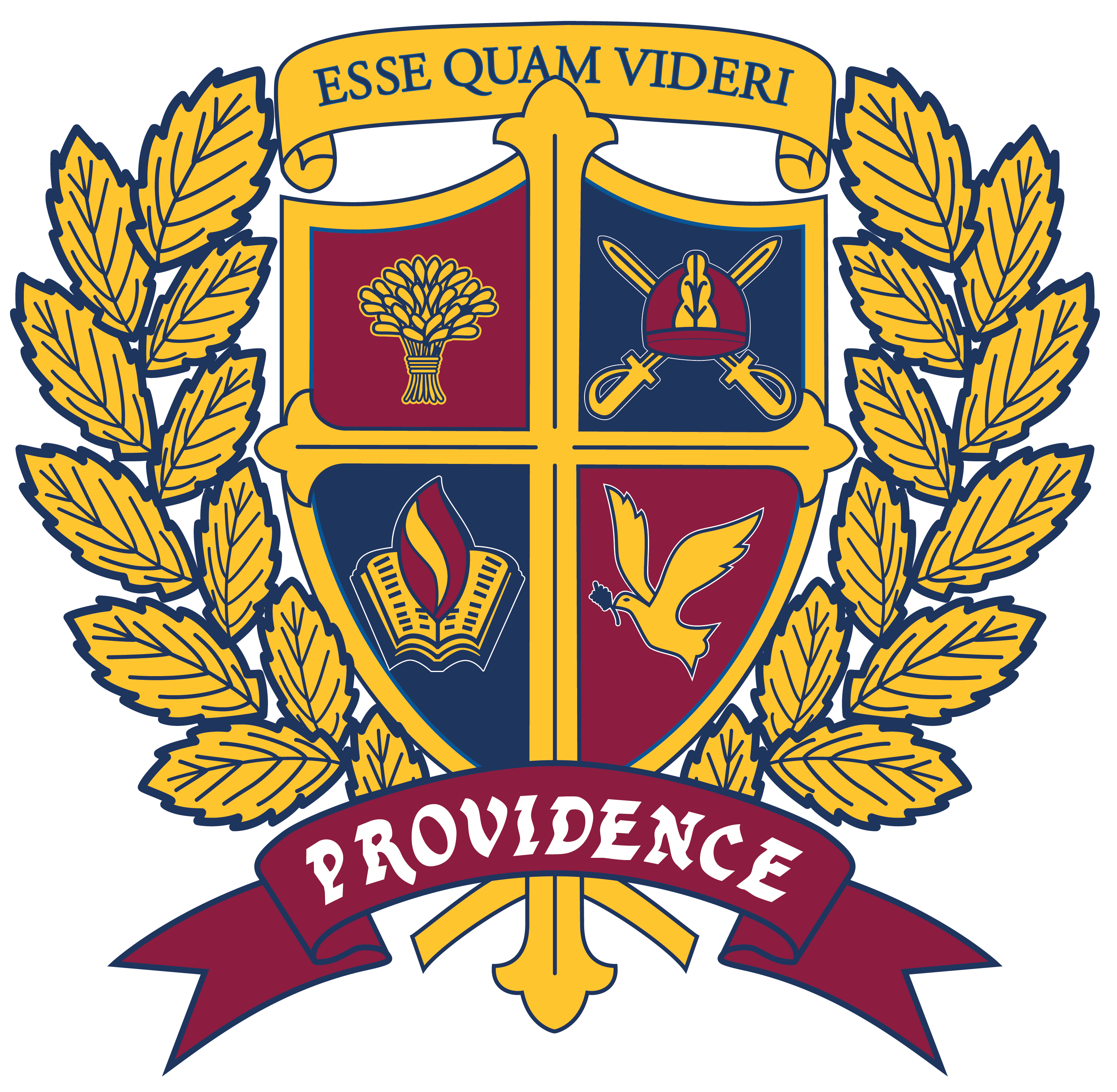 Shield of Faith Logo - Our Crest & Motto | Providence Christian School | Dallas TX