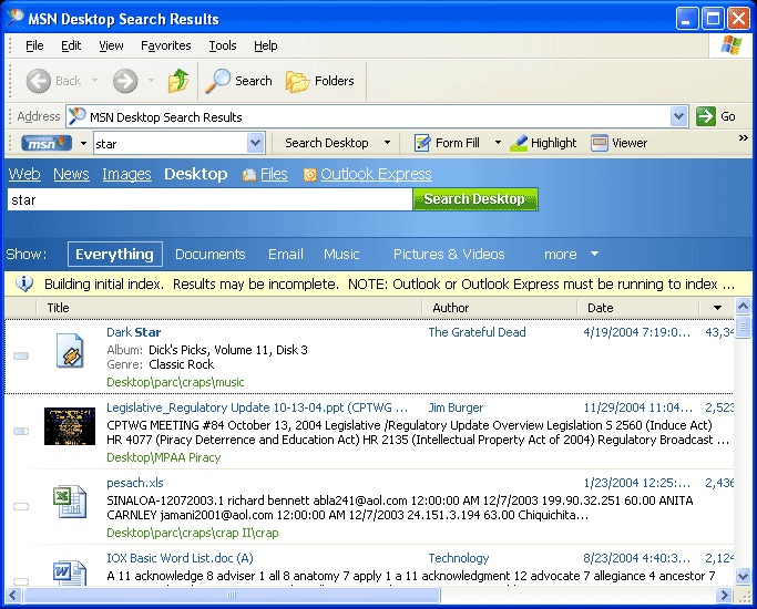 MSN to Desktop Logo - MSN Desktop Search Debuts | PCWorld