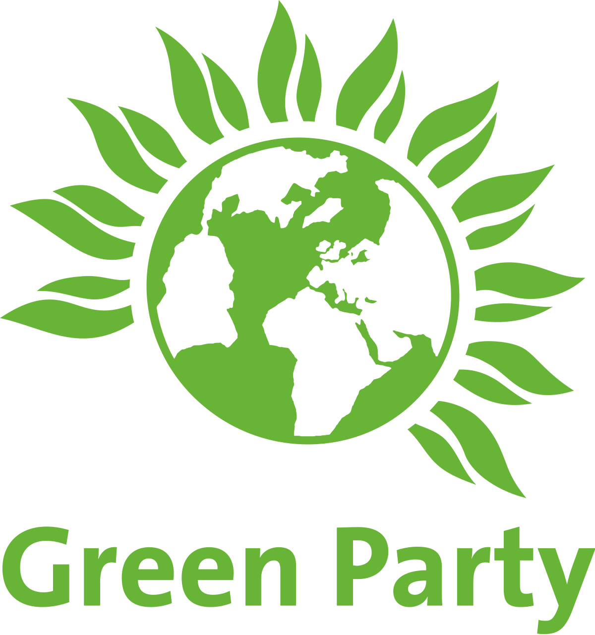 Old Blue and Green Eco-Activities Logo - Green Party of England and Wales