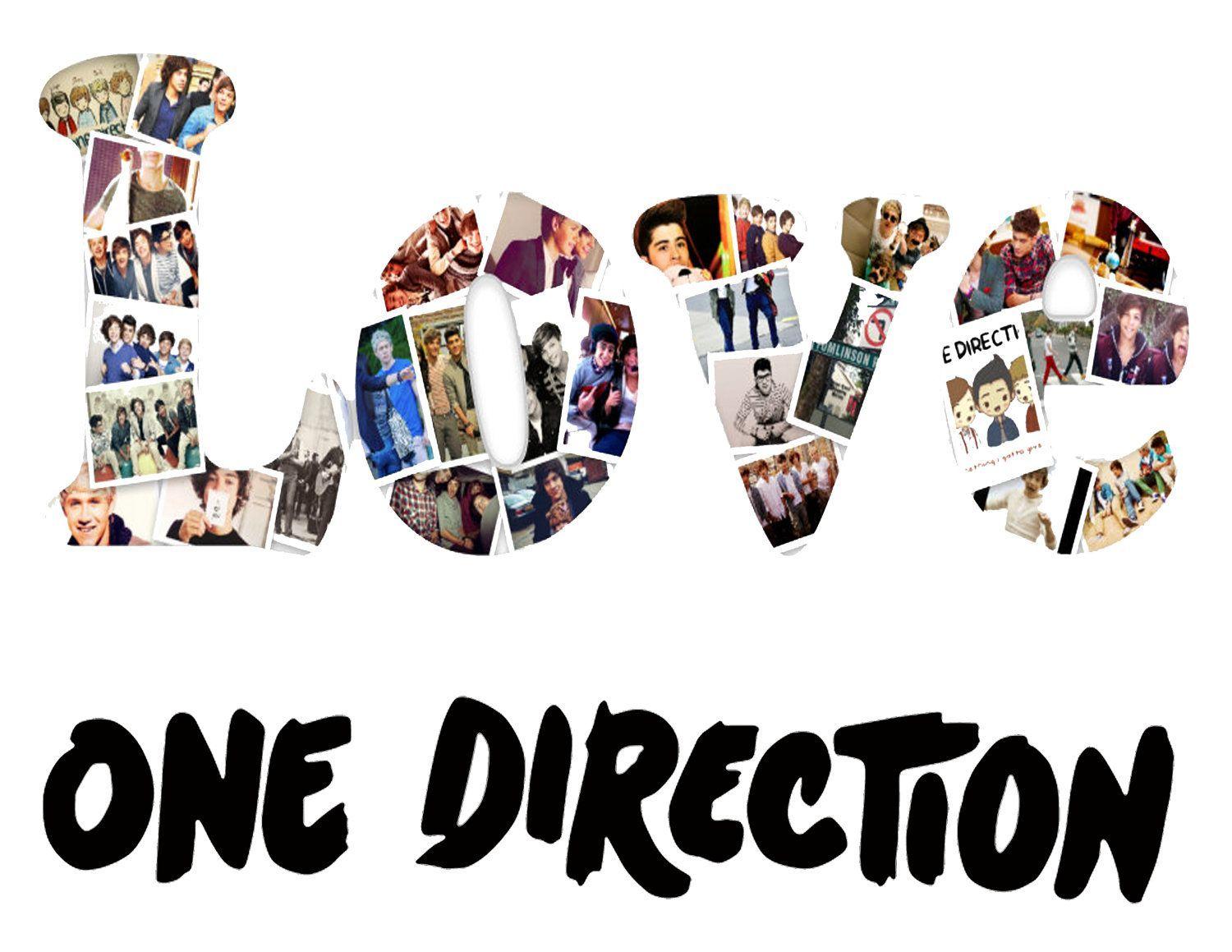 I Love One Direction Logo - one direction wallpaper tumblr | All About Logo: 1D Logo (One ...