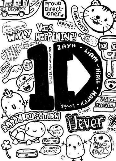 I Love One Direction Logo - 20 Most Unnecessary 'Cute' One Direction Drawings | SMOSH | I love ...