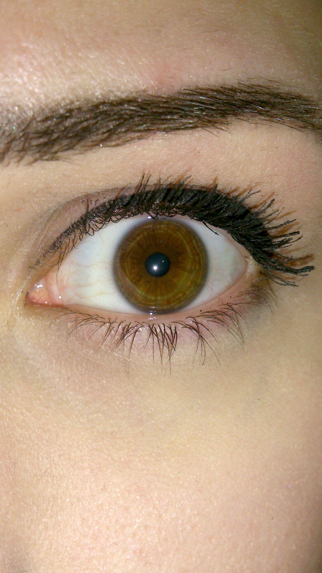 Green Swirl Eye Logo - Green swirls in my brown eyes