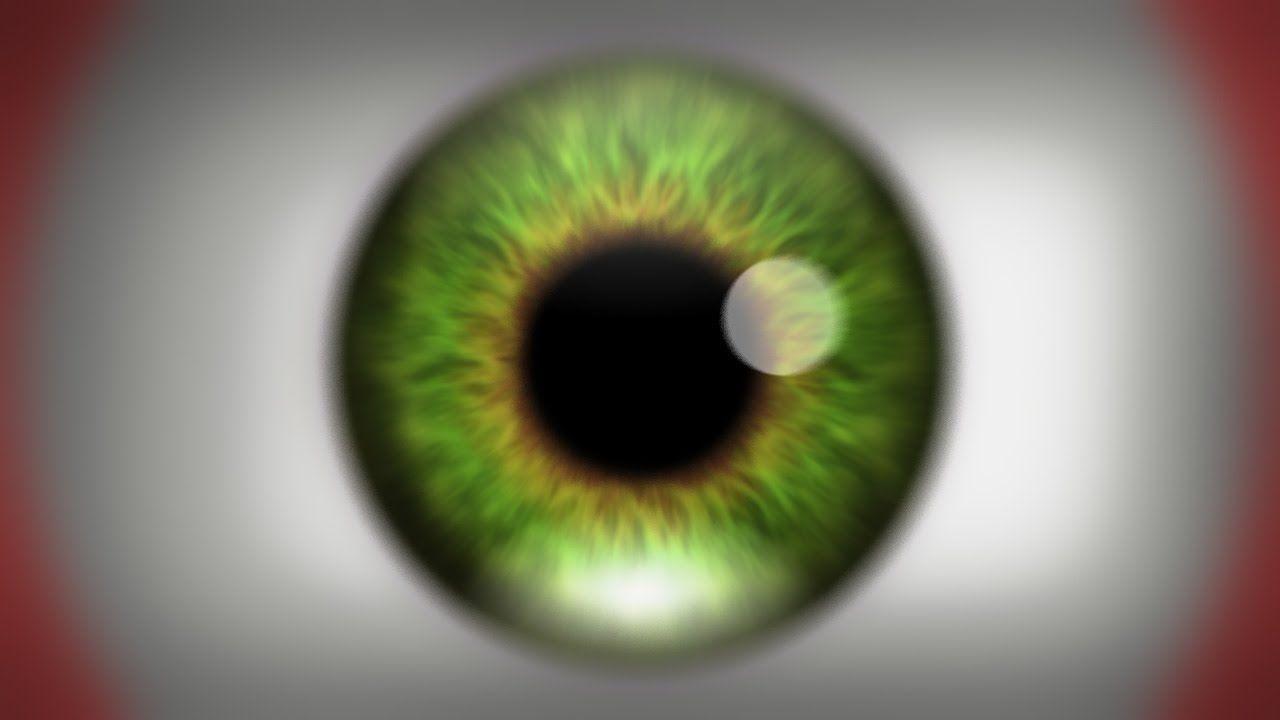 Green Swirl Eye Logo - Eye