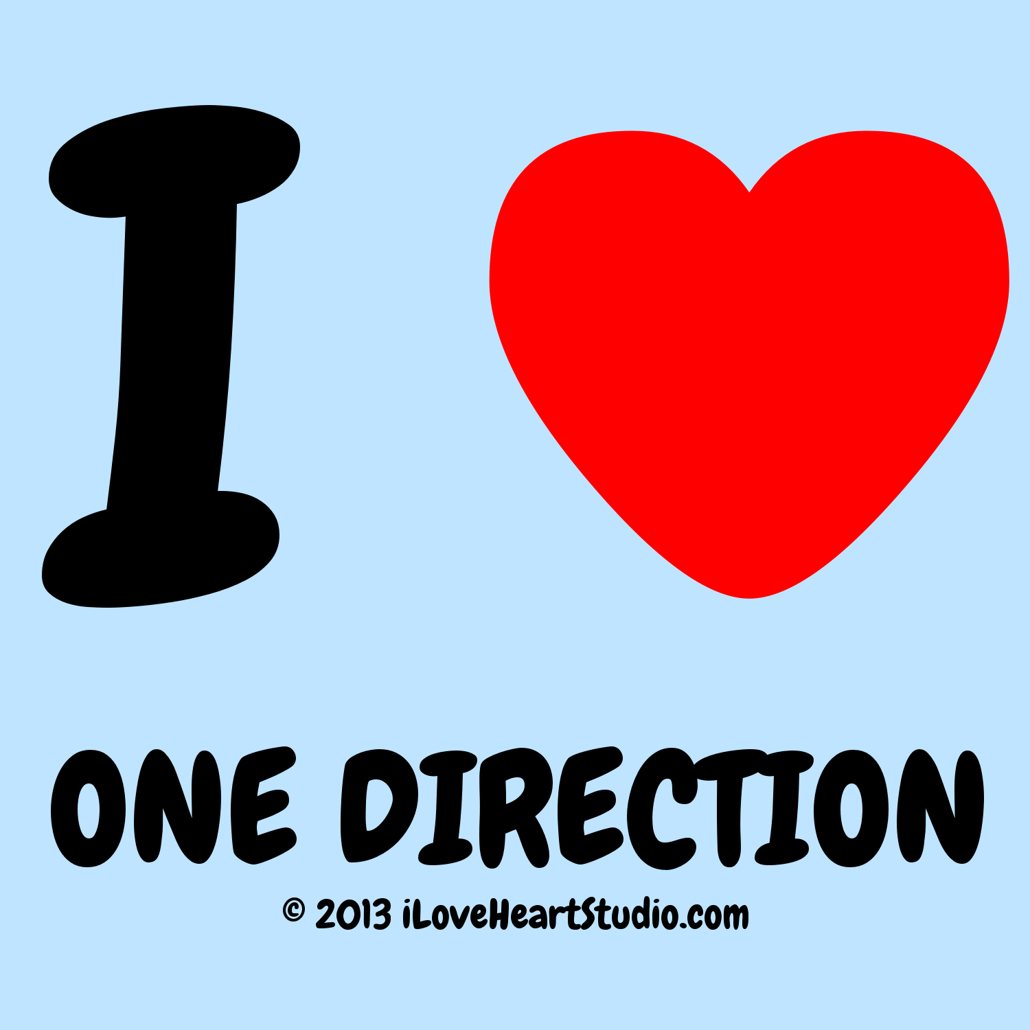 I Love One Direction Logo - i [Love heart] one direction' design on t-shirt, poster, mug and ...