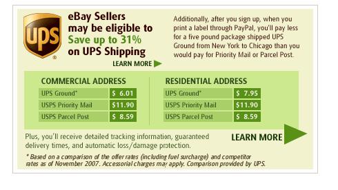 UPS Ground Logo - eBay: UPS Shipping Zone