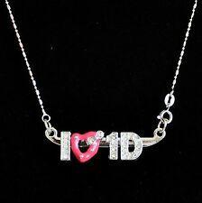 I Love One Direction Logo - I Love 1d One Direction Heart Logo Necklace Chain Pendant Official ...