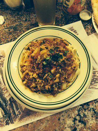 Yellow and Red Clam Logo - Linguini w Red Clam Sauce. Exquisite - Picture of Aldo's II Pizzeria ...